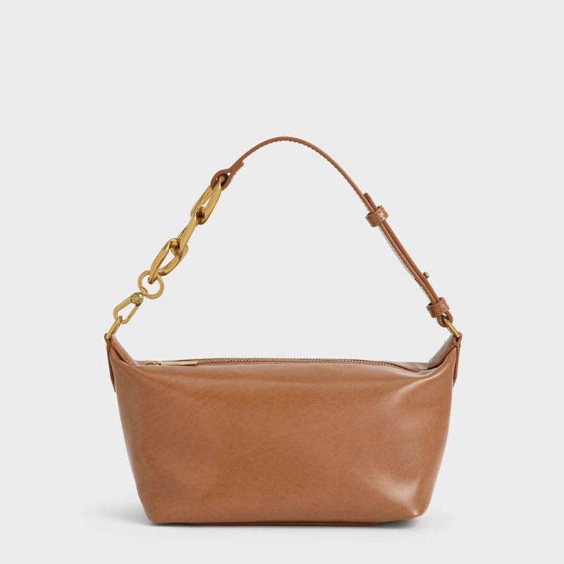 8.8 SALE | CK Metallic Accent Hobo Shoulder Bag