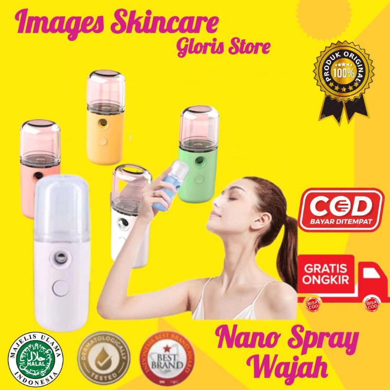 NANO MIST SPRAY WAJAH/ ALAT SEPROT WAJAH - MELEMBABKAN &amp; MENCERAHKAN WAJAH NANO SPRAY WAJAH PORTABLE MINI ALAT PERAWATAN WAJAH