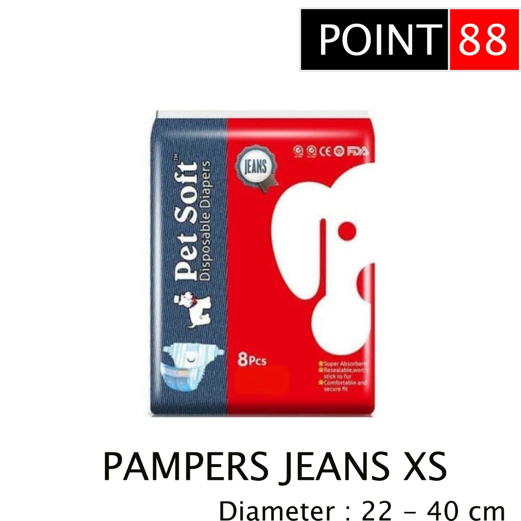 PAMPERS Anjing Size XS isi 8