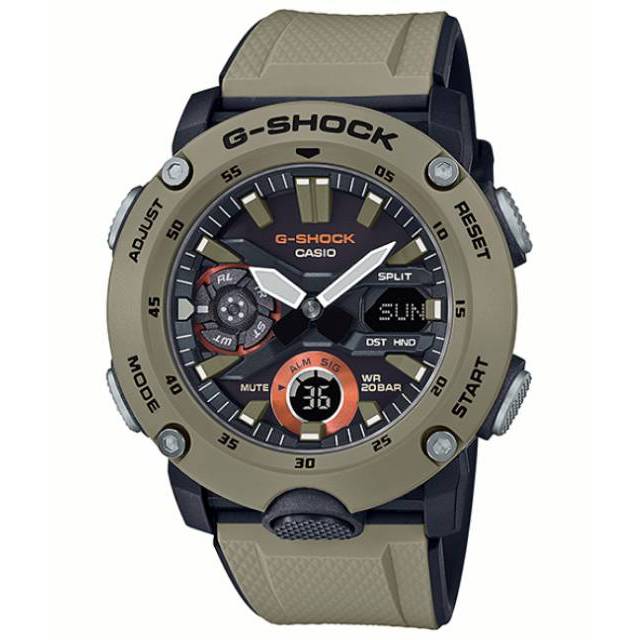 CASIO G-SHOCK CARBON CORE TYPE GA-2000-5ADR ORIGINAL / CASIO GSHOCK GA 2000 5A