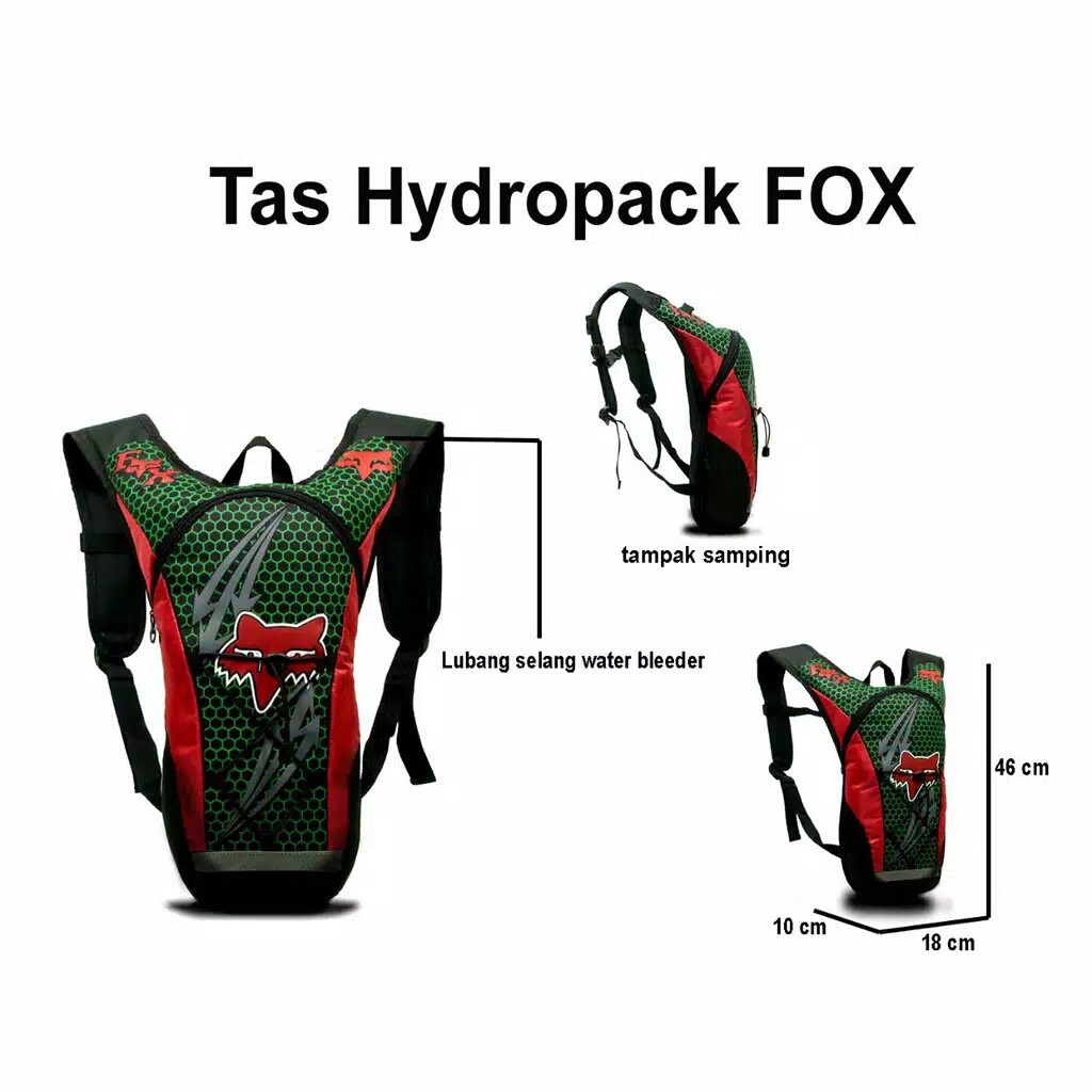 TAS HYDROPACK FOX /ransel/fashion pria/tas pria/tas ransel pria/tas ransel sepedah/tas sepedah gunun