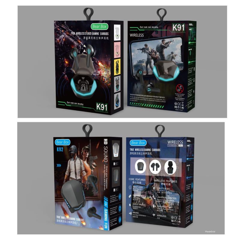 Earphone Bluetooth TWS K-89 / Earphone Bluetooth TWS K-90