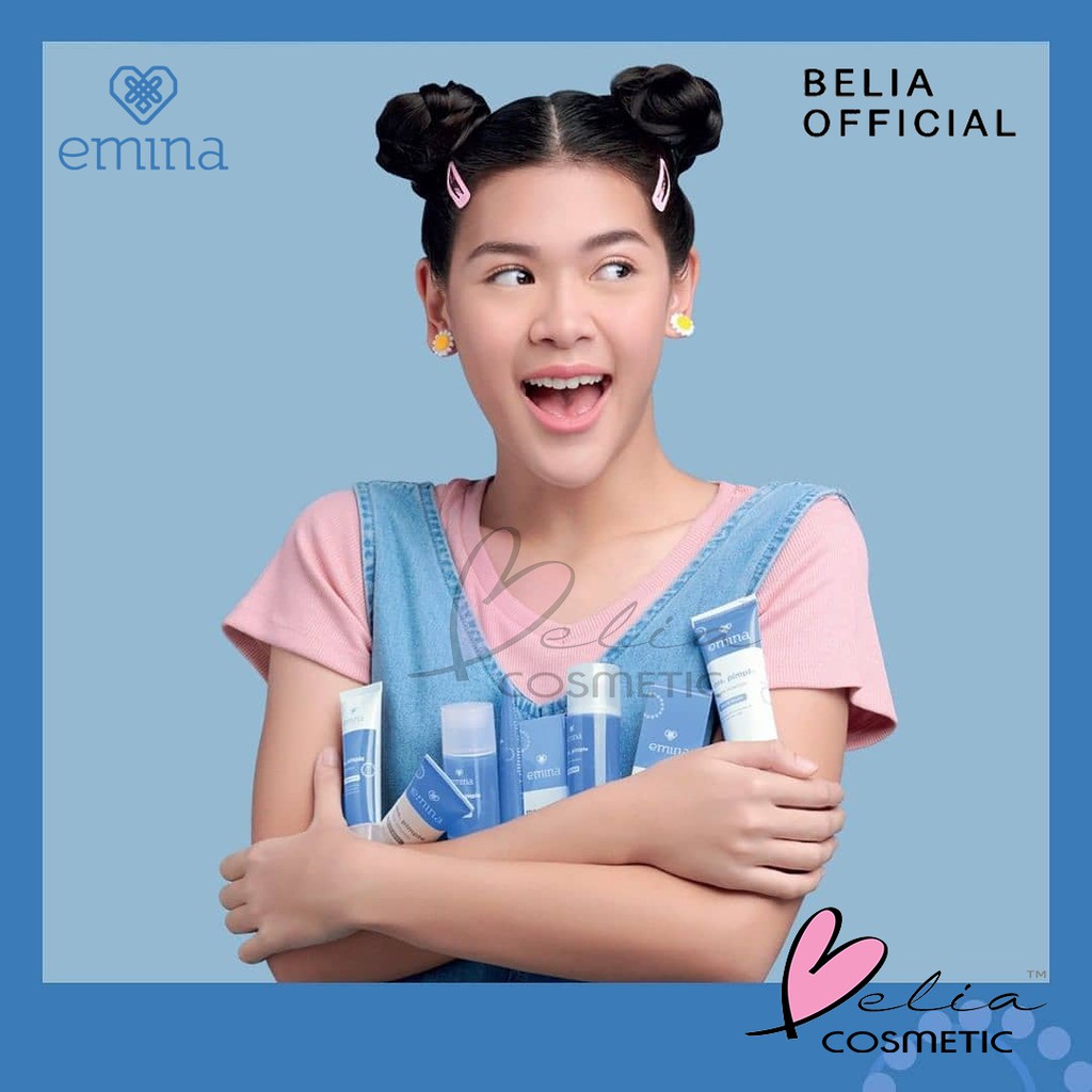 ❤ BELIA ❤ EMINA Ms Pimple Acne Solution Series Sebum Fighter | Face Wash Toner Moisturizing Gel Spot