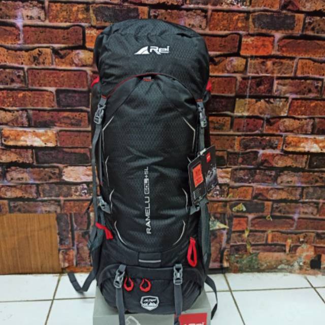 Tas Carrier Rei Ramelu 60+5L Tas Ransel Rei Tas Gunung Rei Ramelu 65L