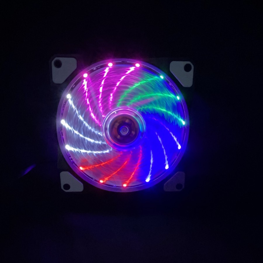 Fan Casing 12cm Motospeed RGB Rainbow Static Led Ring Fan Case 12 Cm