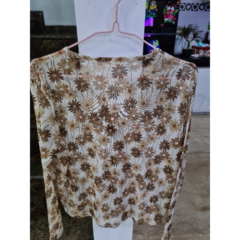 cardigan outer tile bunga