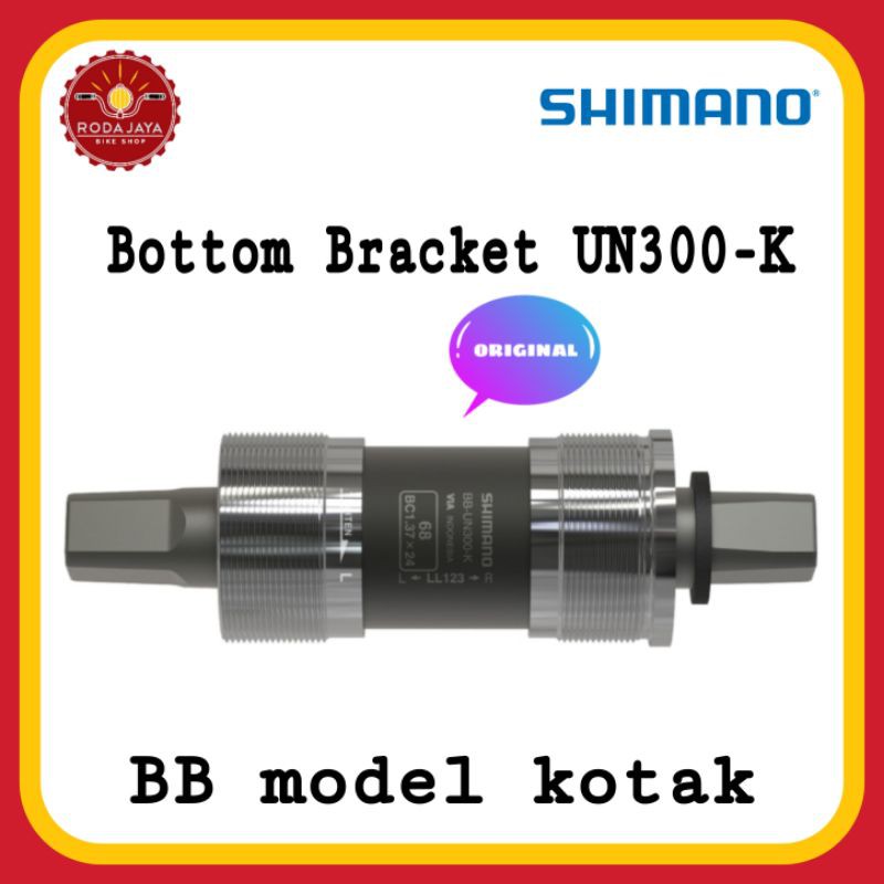 Jual Shimano Un300 K Bottom Bracket Sepeda Model Kotak Shopee Indonesia