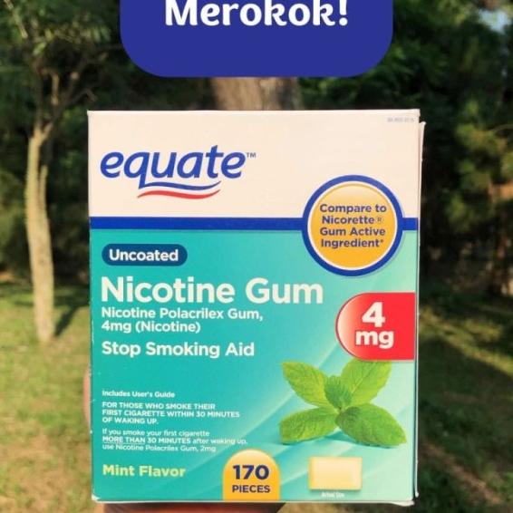 

Permen Karet Mint Flavor Obat Berhenti Merokok Suplemen Nikotinamid Ok
