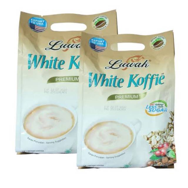 

Luwak White Koffie Premium Less Sugar 10's