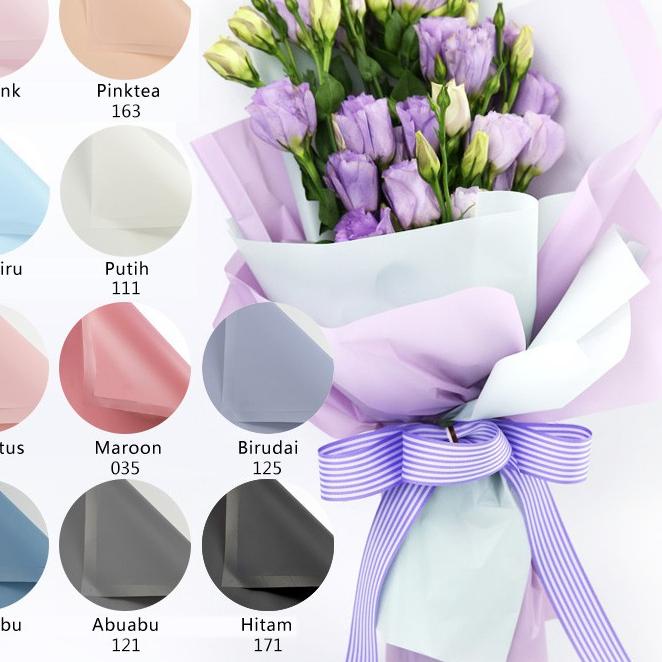 

✫ MYSTYLE KERTAS BUNGA (1 PACK = 20 PCS) HX POLOS FLOWER WRAP PEMBUNGKUS BUKET BUNGA WATERPROOF ♗