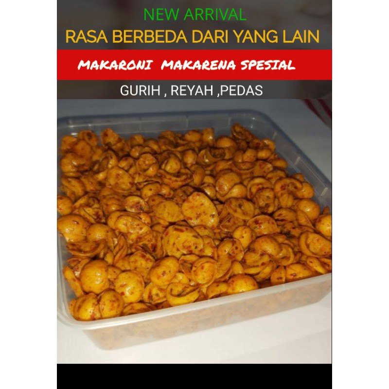 

MAKARONI PEDAS l KEMASAN TOPLES #CEMILAN ENAK #CEMILAN l 400gram