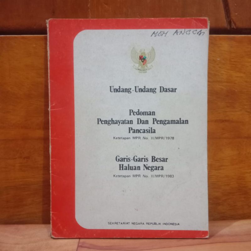 Jual Original Buku Undang Undang Dasar Pedoman Penghayatan Dan