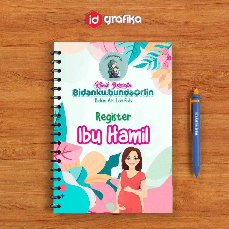 

BUKU REGISTER BIDAN CUSTOM BESAR UKURAN A4 | BUKU BIDAN | CUSTOM COVER