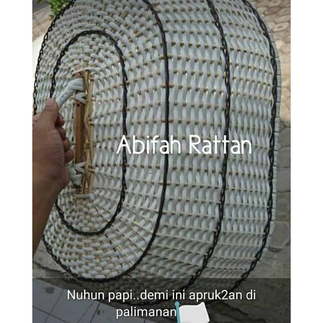 Tudung Saji Rotan Sintetis Penutup Makanan