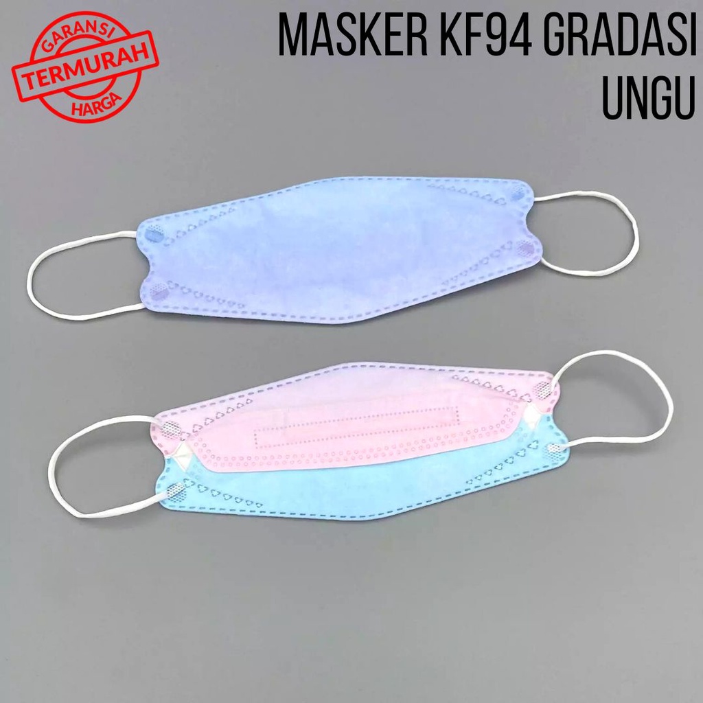 MATAHARI - MASKER KF94 PELANGI GRADASI RAINBOW ISI 10lbr MASKER KEKINIAN HIGH QUALITY