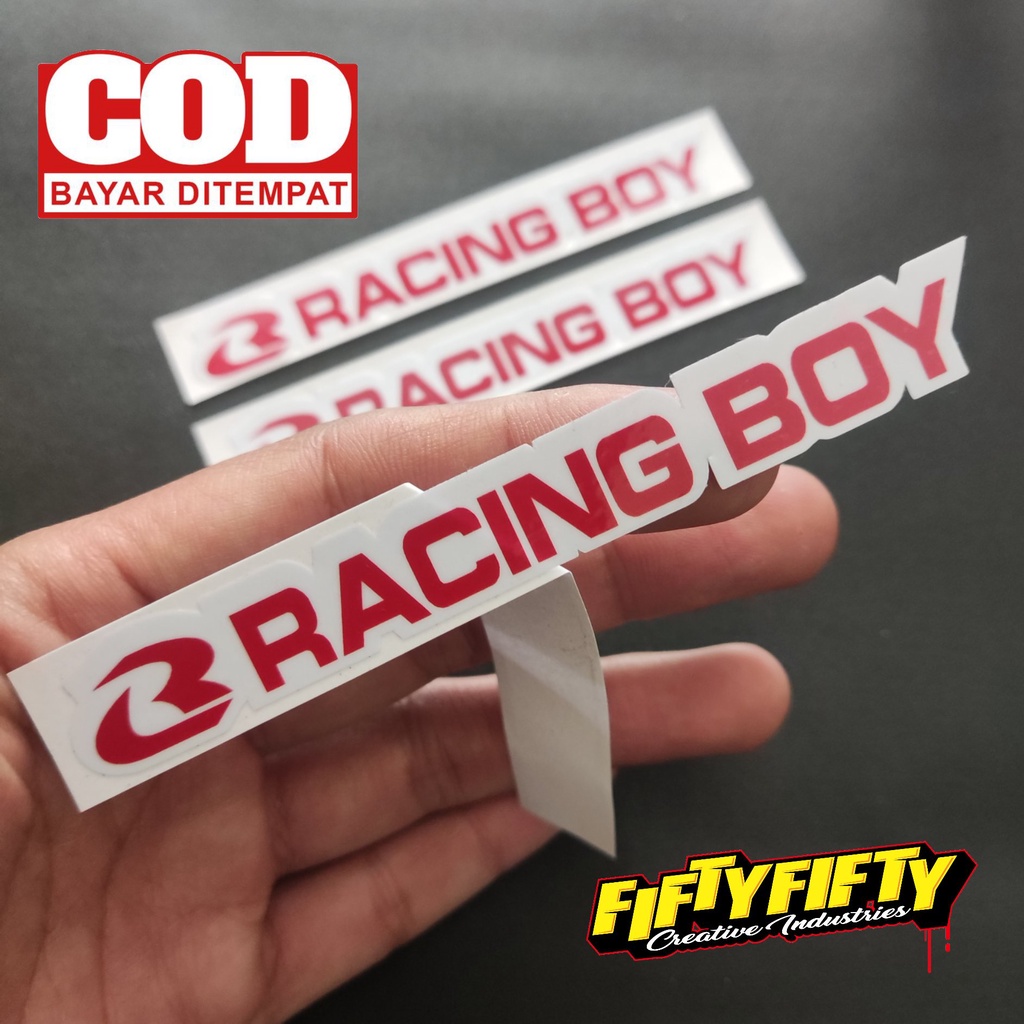 Stiker Print Cut RCB Model 02 Stiker Printing Laminasi Glossy Tahan Air Stiker Motor Mobil Helm Sudah Membentuk Pola Desain