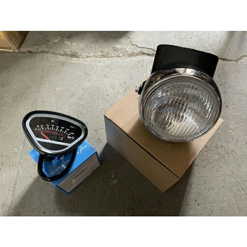 LAMPU BATOK ASTRA S90 SET LAMPU DAN SPIDO BATOK S90 HITAM DAN MERAH