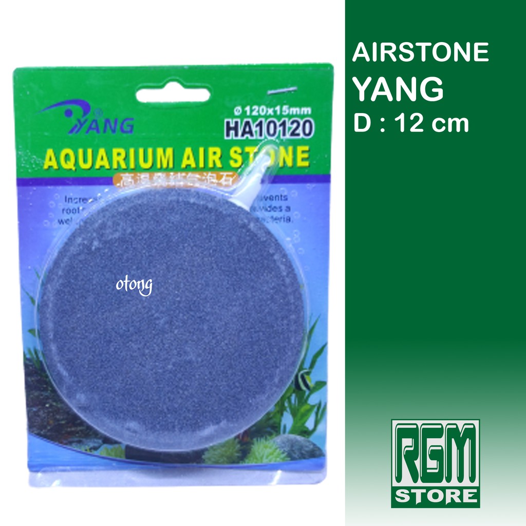 YANG AIRSTONE AIR STONE BATU GELEMBUNG AERATOR BULAT PIPIH AQUARIUM AQUASCAPE