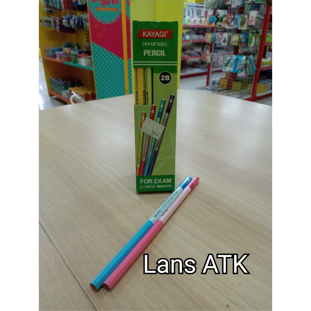 

Pensil 2B Kayagi KY-OF1220 per pcs pensil 2b murah pensil