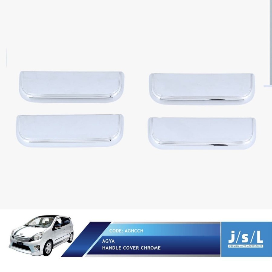 Cover Handle Pegangan Pintu Toyota Ayla / Aksesoris Eksterior Agya Chrome