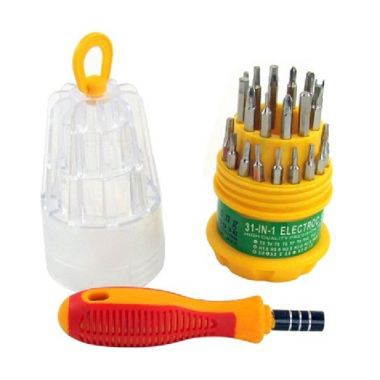 Obeng Set HP 31 In 1 Magnetic Screwdriver Handphone And Laptop