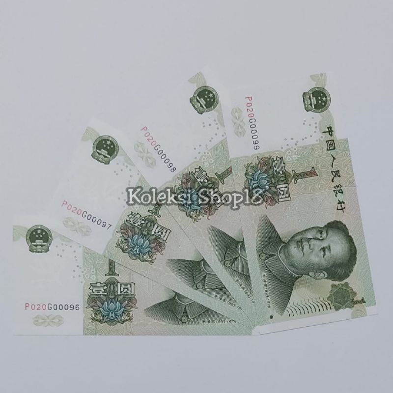 Koleksi Yuan China Pecahan 1 Yuan