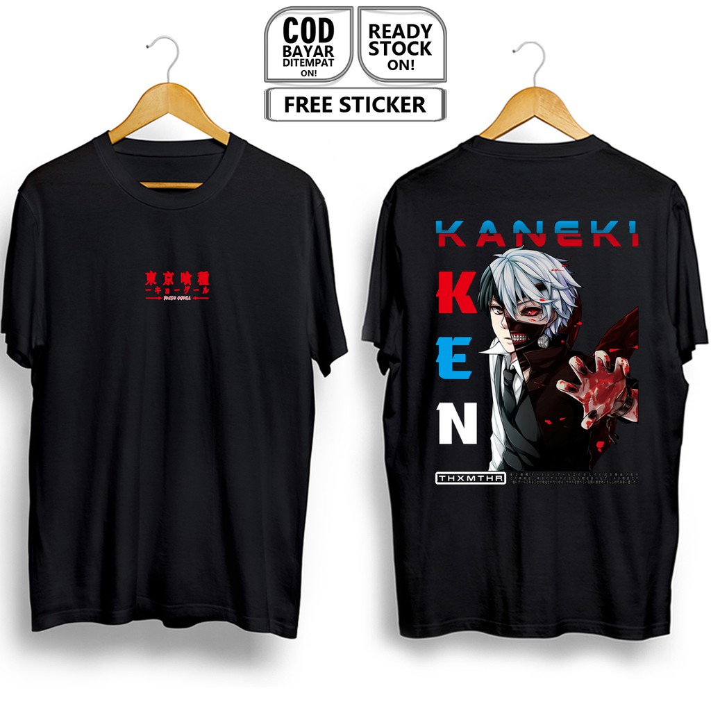 KAOS KEN KANEKI TOKYO GHOUL ANIME MANGA DRAGON ONE EYED KING BLACK REAPER BAJU JEPANG COSPLAY TM