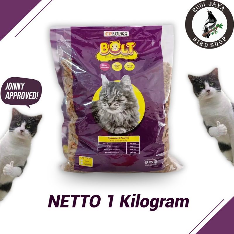 pakan kucing bolt repack 1kg