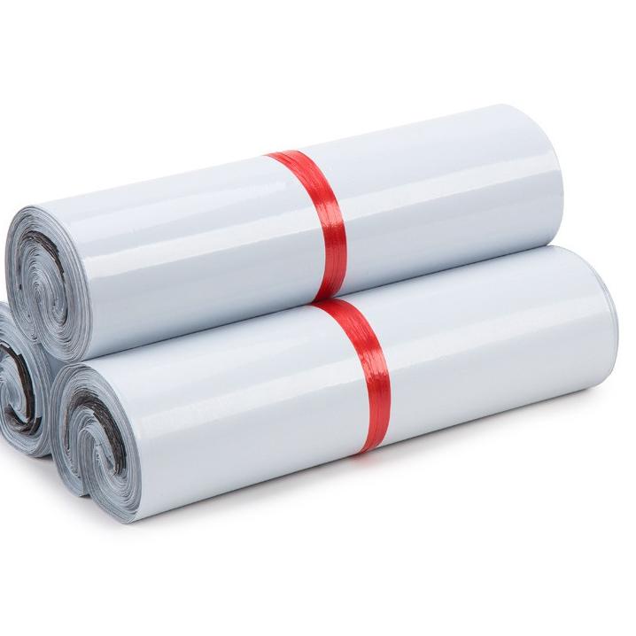 

POLYMAILER ±100PCS 17x30CM PUTIH GLOSSY PLASTIK POLYMAILER WHITE .