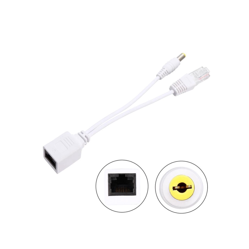 POE SPLITTER INJECTOR KABEL RJ45 / SPLITER POE KABEL RJ45