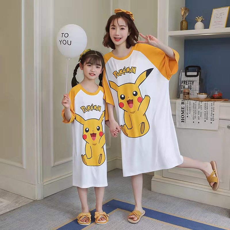 (Hello Girl)SY-03 Dress Tidur Anak Motif Kartun Anak Import