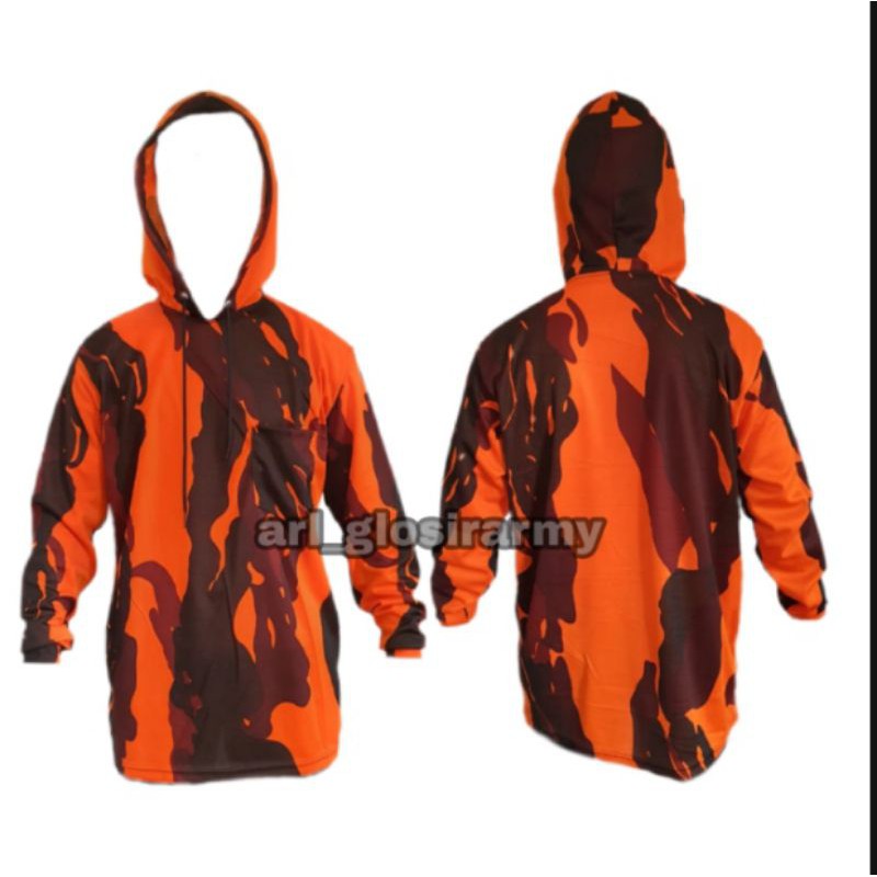 KAOS HOODIE PANJANG DRYFIT.LORENG PEMUDA PANCASILA HOODIE JERSEY pemuda pancasila.