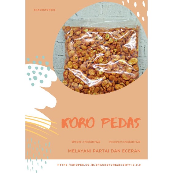 

Koro pedas 500gr