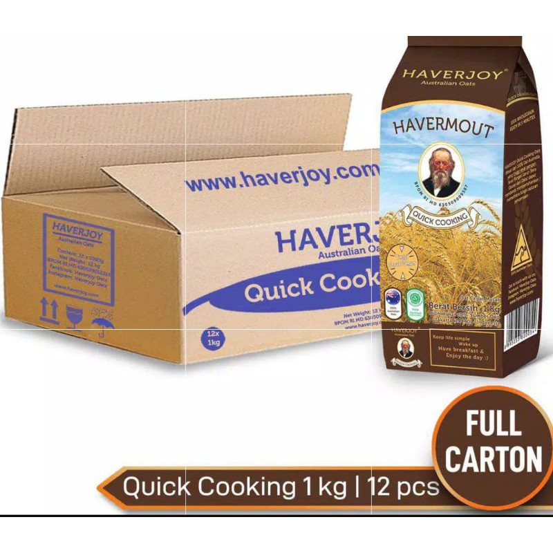 

Haverjoy Quick Cooking Oats (Full Carton)