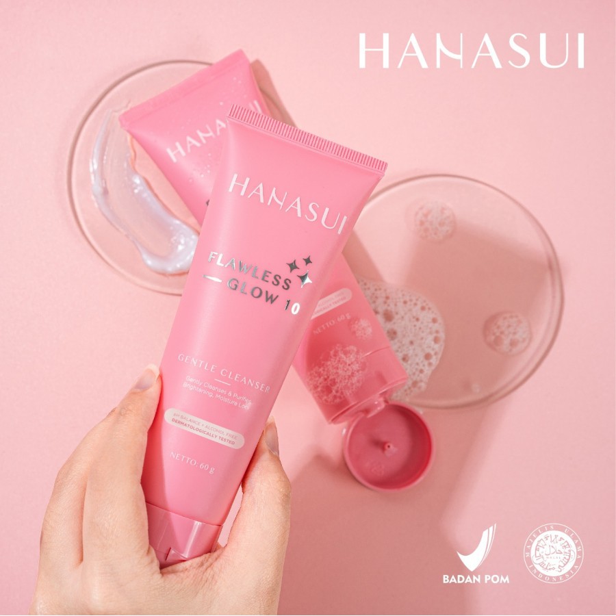 ✿ MADAME ✿ HANASUI FACE SKINCARE FLAWLESS SERIES CREAM CLEANSER ESSENCE ORIGINAL