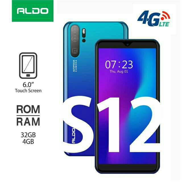 HANDPHONE ALDO S12 GALAXY 6/64 - 4/32 GB / GARANSI RESMI INDONESIA / HANDPHONE ALDO S12 / HP ANDROID-4/32 GB