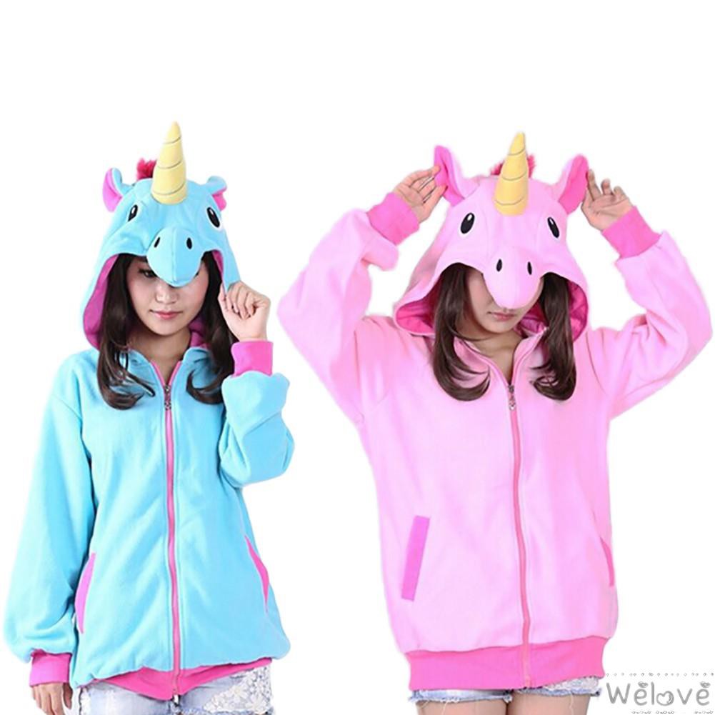 jaket hoodie unicorn