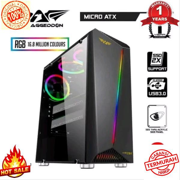 Terlaris PC CPU RAKITAN GAMING AMD RYZEN 5 2400G FEAT VGA RX 560 4gb Ddr5 Ram 16gb Ddr4 cocok