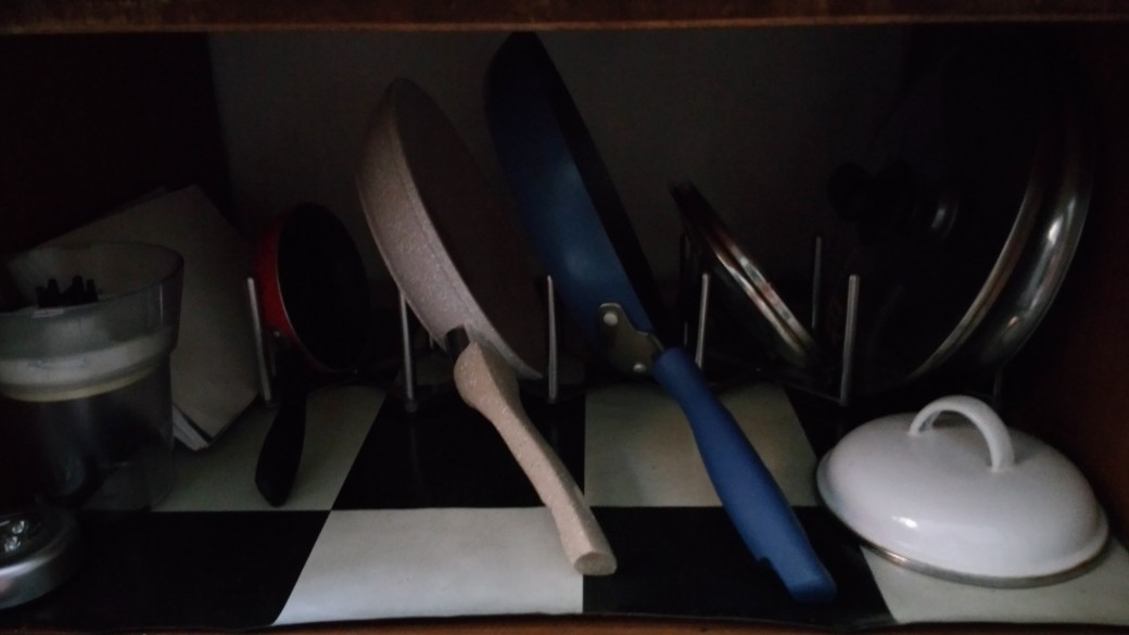 Ready V4r13r4 Pot Lid Organizer, Penyusun Penutup Panci Stainless Steel - Dapat Menyesuaikan Panjang