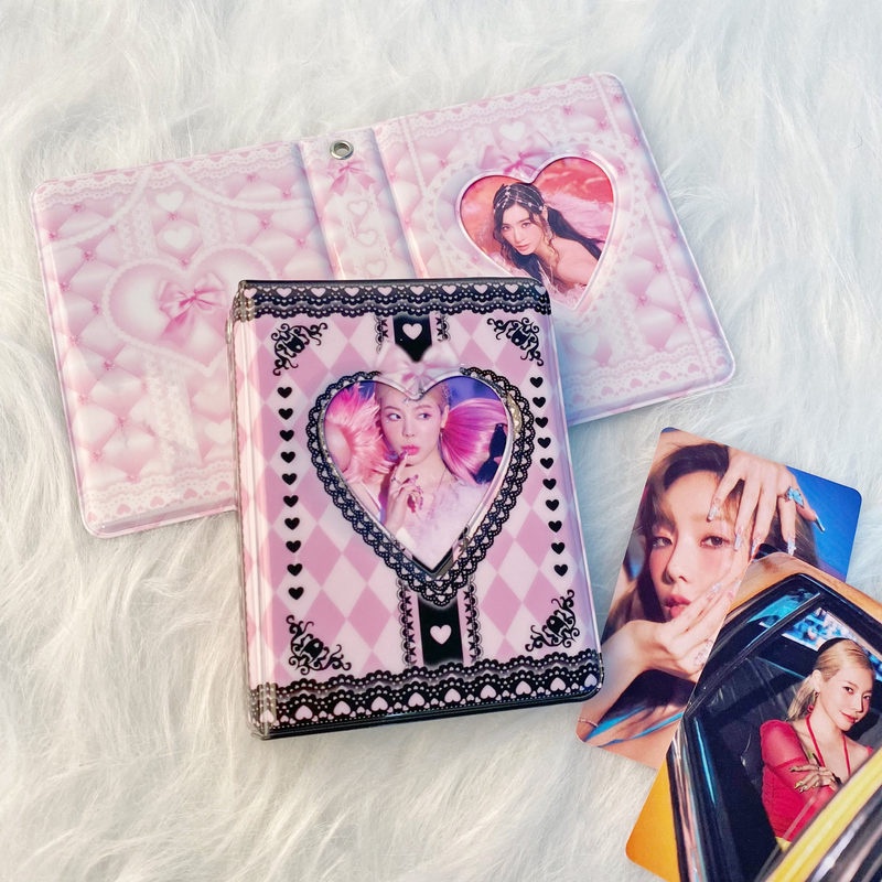 Album Foto Kawaii 3inch 40slot PVC Card Holder Untuk KPOP Idol Photocards Collect Book