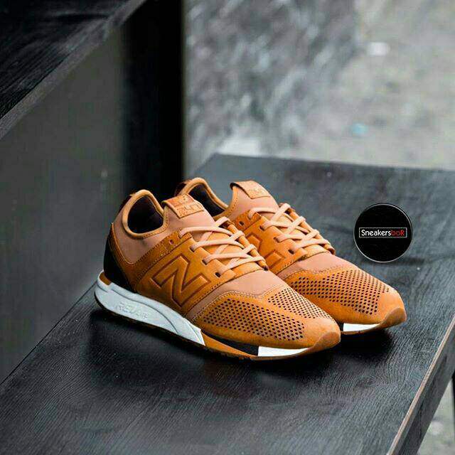 new balance revlite 247 luxe brown