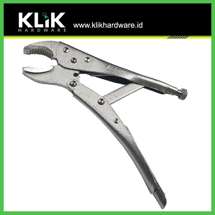 KDK Tang Buaya Bulat 10 Inch Locking Grip Pliers Curved Tang Jepit 10&quot; Japan