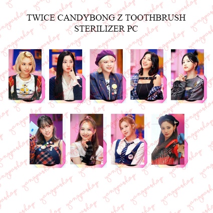 [READY / SET] TWICE 6TH ANNIVERSARY TWIC CANDYBONG Z TOOTHBRUSH STERILIZER PHOTOCARD FAN MADE UNOFFI
