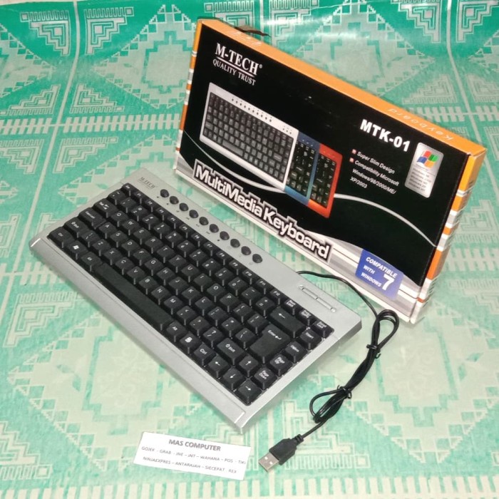 M-TECH MTK-01 Keyboard Multimedia / M-TECH MTK-02 / Mini Keyboard MT-08 / USB External Keyboard Lapt