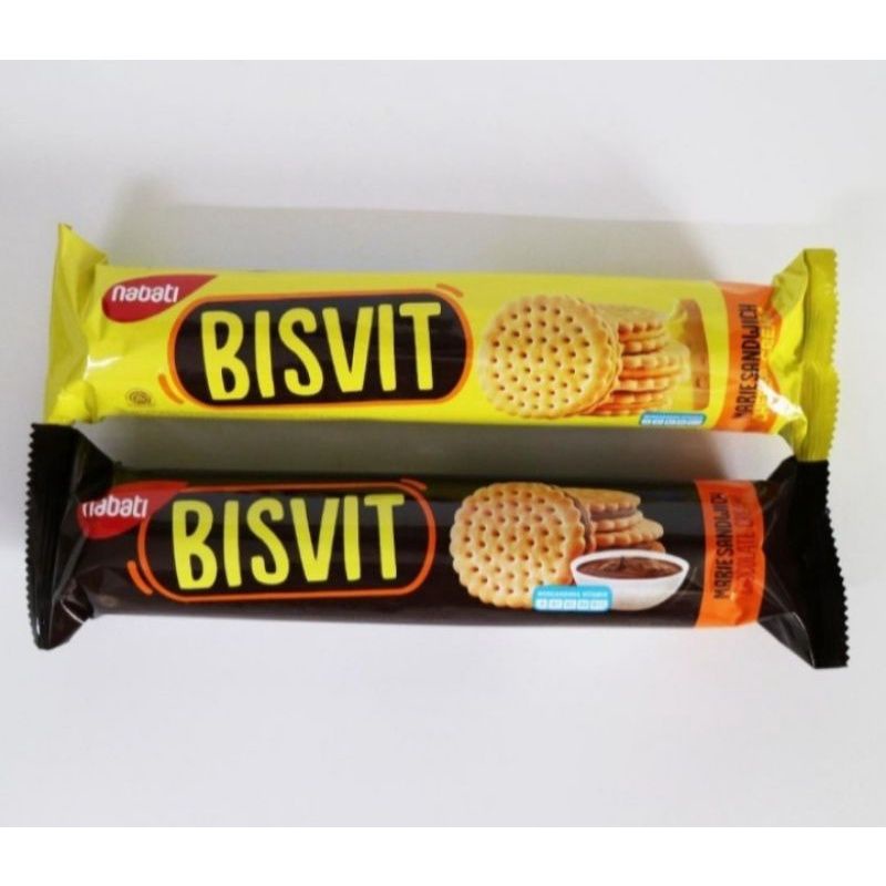 Nabati bisvit biscuit sandwich keju / coklat 144 gr