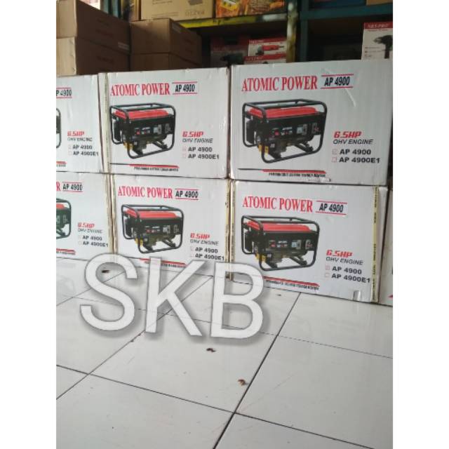 Mesin genset AP 4900 atomic power
