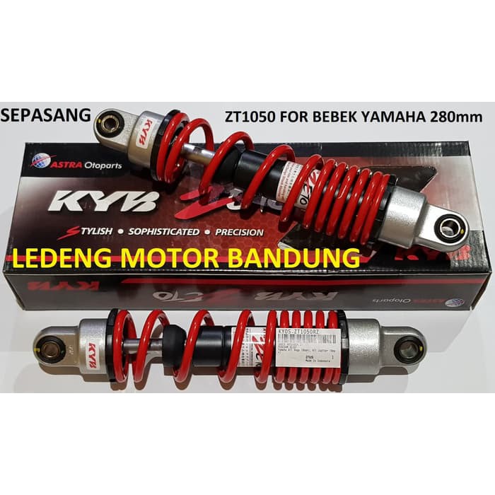 ZT1050 Shockbreaker KYB Zeto Bebek Yamaha Jupiter Vega F1 Kayaba 280mm