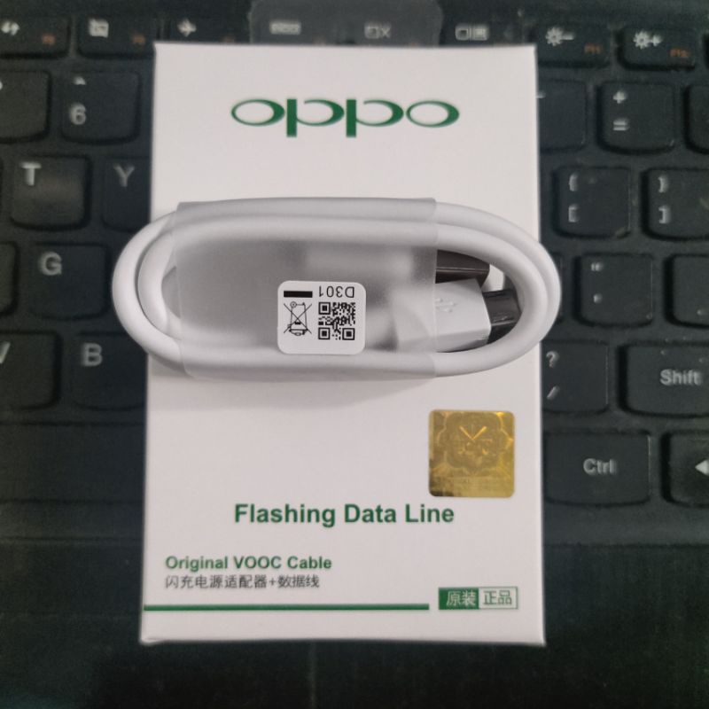 Kabel Data Oppo Original 100% A12, A15, A7, A3S, A5S, A1K, F1, F1S, F3, F5, F5 Youth, A37, A57 (2016), A83, A31, A71, A16K, A16e, A15s, A11, A11K, A12e, A12s, A1, A33 (2015), A39, A3, A35, A7X, A7n, Neo 3, Neo 5, Neo 5s, Neo 7, K1, 2 Amper