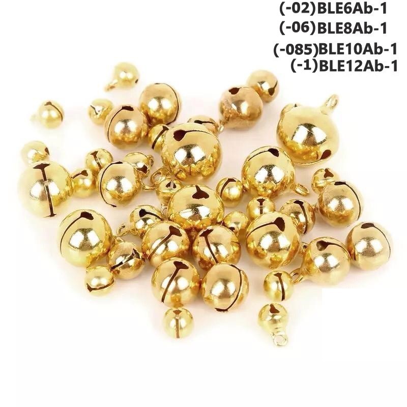 Bell lonceng kelintingan Warna Warni &amp; Silver&amp;Emas Uk 6mm - 14mm Harga/10pc