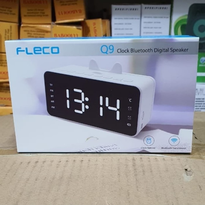 (COD) Fleco Q9 / Speaker Jam Digital Fleco Bluetooth - radio - usb - Alarm